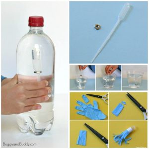 Make your own Cartesian Diver Toy and learn about why certain objects float and other don't!